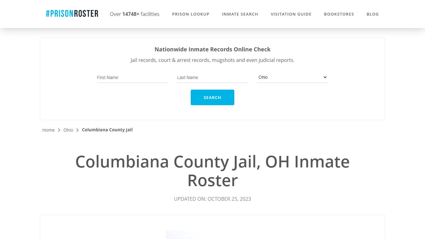 Columbiana County Jail, OH Inmate Roster - Prisonroster